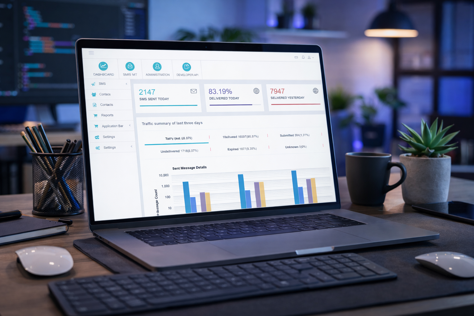 Plateforme SMS UraNova