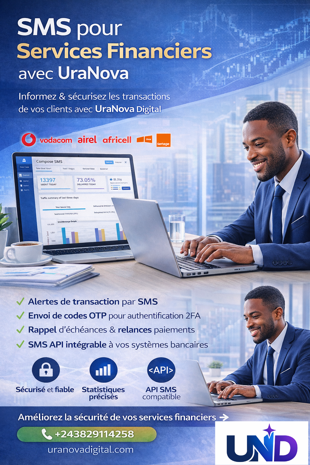 SMS Banques et Microfinance RDC